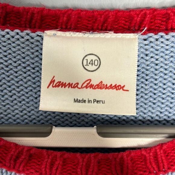 Hanna Andersson Unisex Moose Sweater 140 cm Sz 10 - Picture 2 of 6